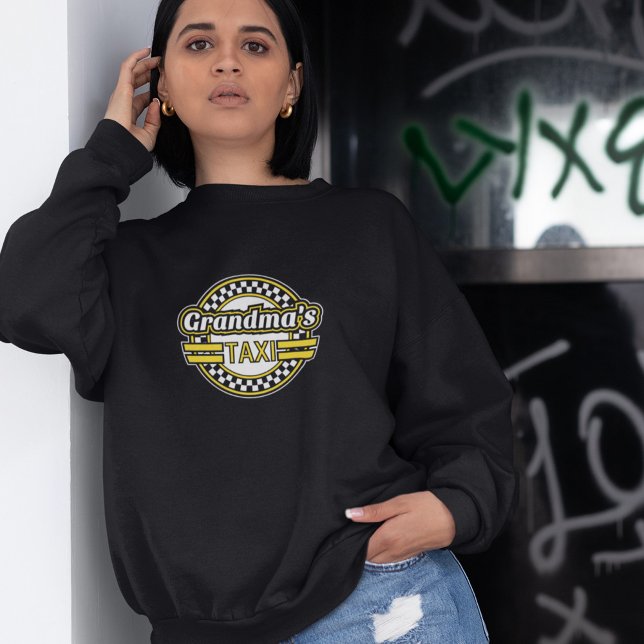 Sweatshirt Panneau de taxi de grand-mère (Créateur téléchargé)