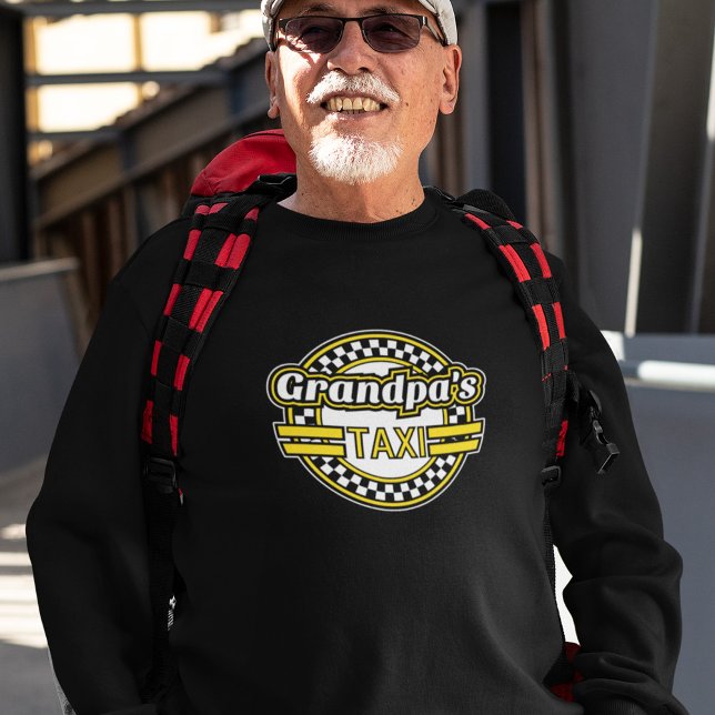 Sweatshirt Panneau de taxi de grand-père (Créateur téléchargé)