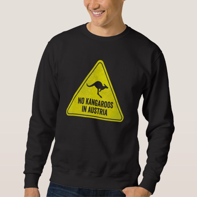 Sweatshirt Panneau Pas de kangourou en Autriche (Devant)