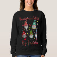 Panser Avec Mes Gnomies Drôle Gnome Plaid Christma