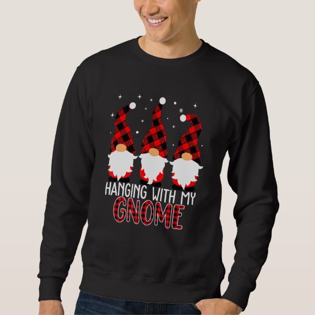 Sweatshirt Panser Avec Mes Gnomies Jardin Noël Gnome (Devant)