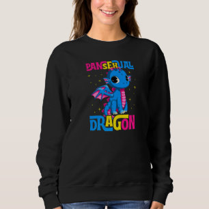 Sweatshirt Pansexual Dragon Cute Majestic Lgbtq Pan Pr