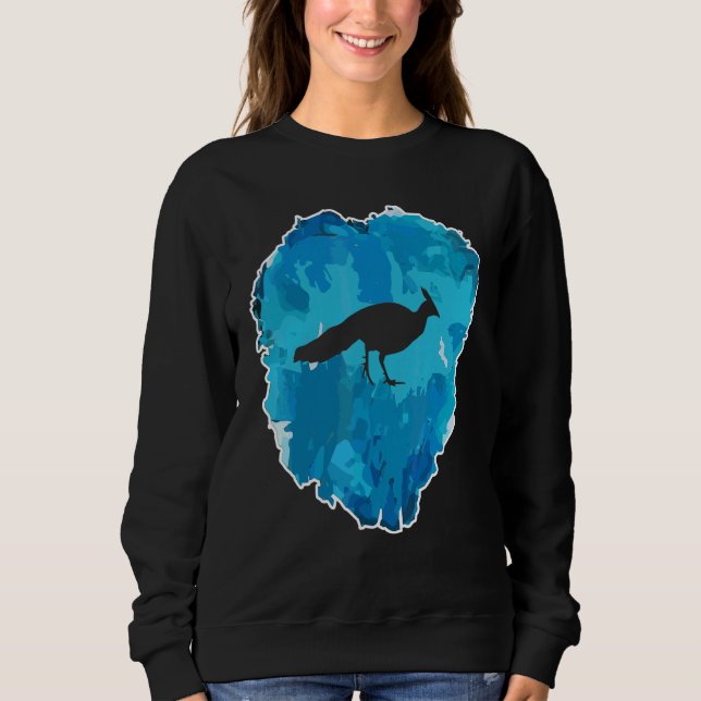 Sweatshirt Paon dans un bloc de glace pour l'éternité (Devant)