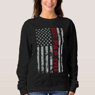 Sweatshirt Pap de la petite-fille Petit-fils Meilleur Pap Eve