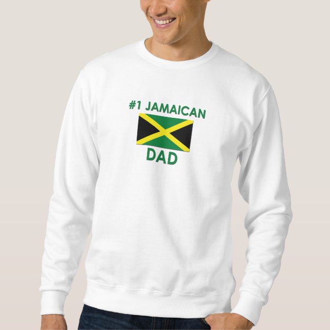 Sweatshirt Papa #1 jamaïcain (Devant)