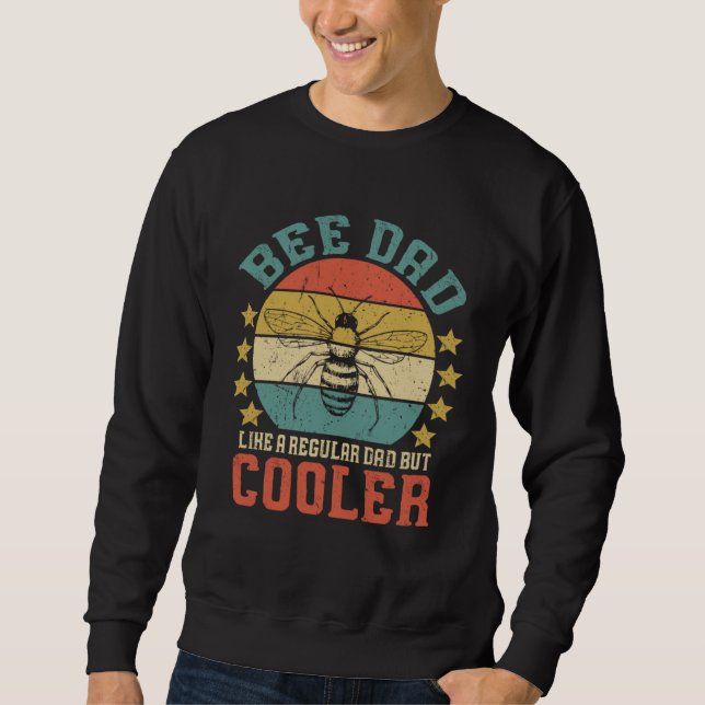 Sweatshirt Papa Abeille Apiculteur D'apiculture (Devant)
