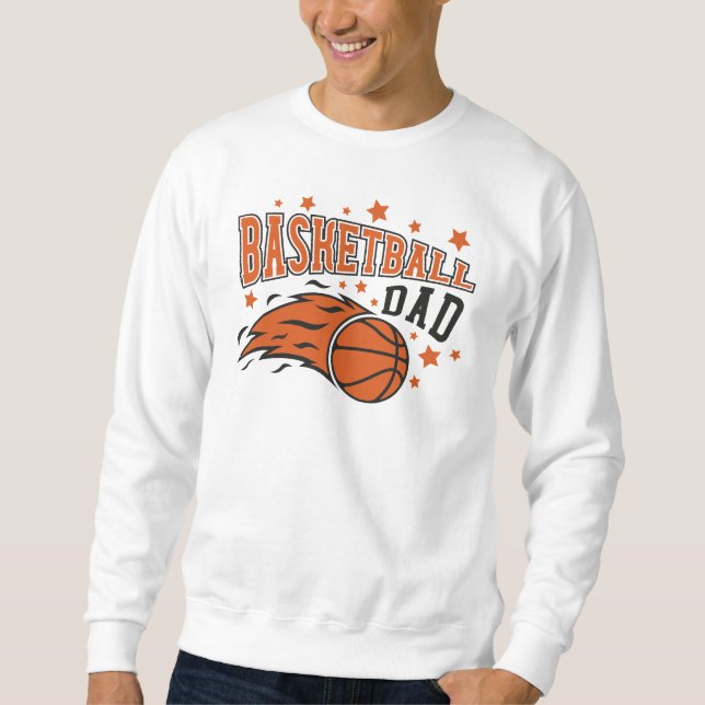 Sweatshirt Papa basket-ball (Devant)