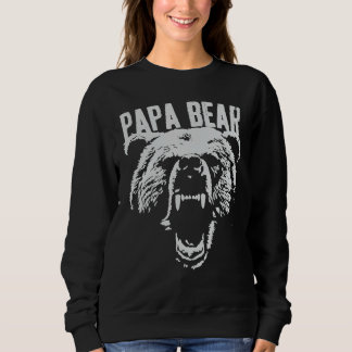 Sweatshirt Papa Bear Best Papa Fête des pères Père Pop Men Vi