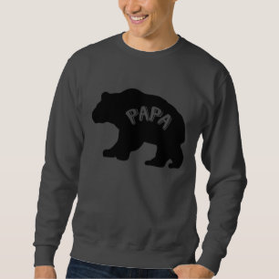 Sweatshirt Papa Bear Silhouette