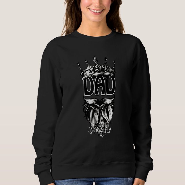 Sweatshirt Papa Blague Tee Sur Le Père Store (Devant)