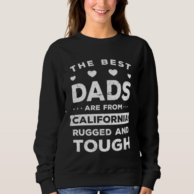 Sweatshirt Papa californien disant (Devant)