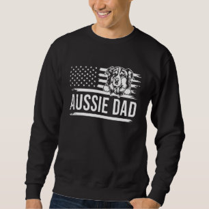 Sweatshirt Papa chien australien mignon pour homme PROPRIÉTAI