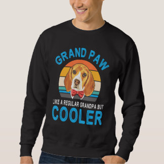 Sweatshirt Papa Chien Beagle Grand Patte Comme Un Grand-Père