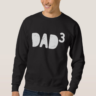 Sweatshirt Papa de 3 enfants grossesse Troisième papa pour