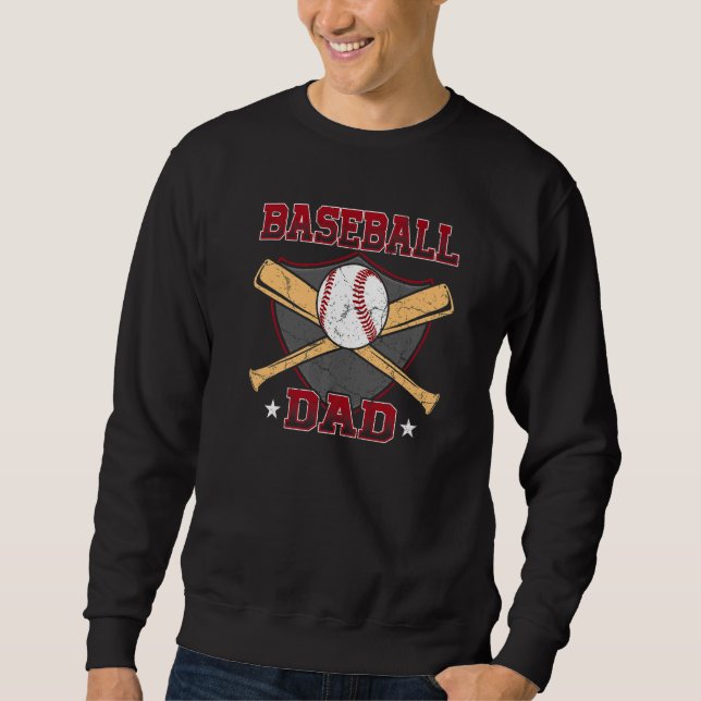 Sweatshirt Papa de baseball masculin (Devant)