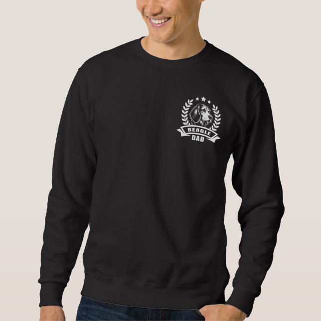 Sweatshirt "Papa de Beagle" (Devant)