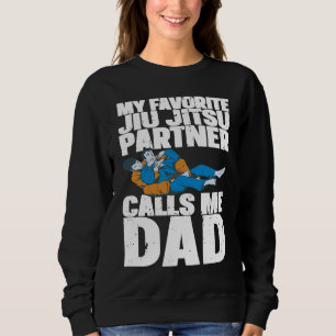 Sweatshirt Papa de Jiu Jitsu Brésilien BJJ Arts Martiaux Mixt