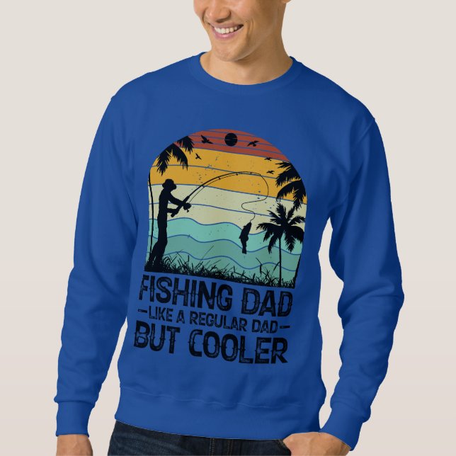Sweatshirt Papa de pêche (Devant)