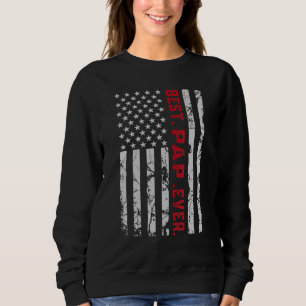 Sweatshirt Papa de petite-fille Petit-fils Meilleur Papa Ever