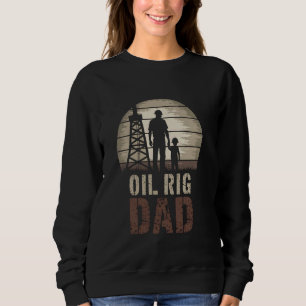 Sweatshirt Papa de plate-forme pétrolière Pourvoyeur Protecte