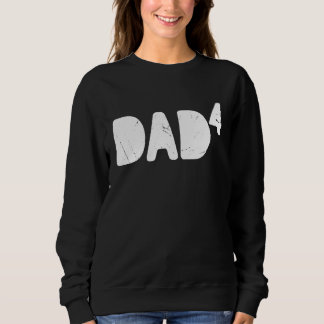 Sweatshirt Papa doit être de 4 enfants Grossesse faire-part F