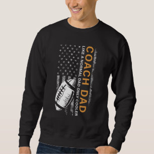 Sweatshirt Papa entraîneur de football comme un papa normal m