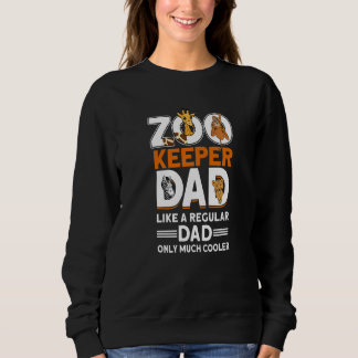 Sweatshirt Papa Gardien de Zoo Homme Animal de Zoo Gardien