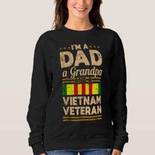 Sweatshirt Papa grand-père Vietnam Vétérinaire Vintage