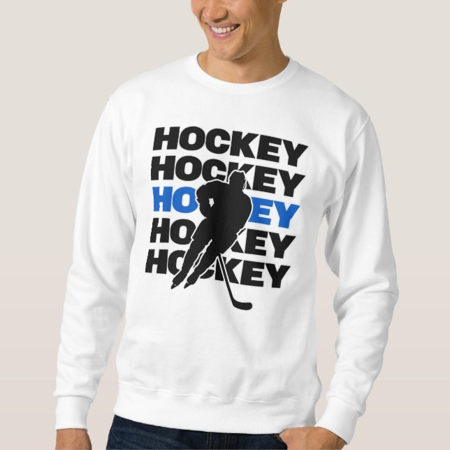 Sweatshirt Papa hockey (Devant)