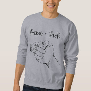 Sweatshirt Papa & Jack Graphique des liens père et fils