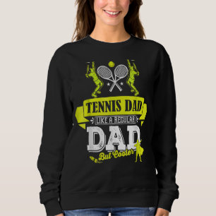 Sweatshirt Papa Joueur De Tennis Profession Entraîneur Convie