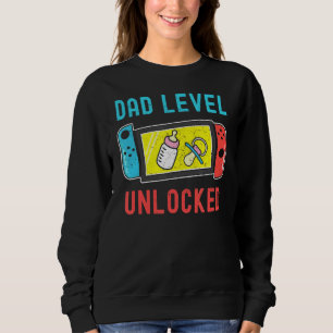 Sweatshirt Papa Level Unlocked