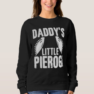 Sweatshirt Papa Little Pierogi Père Polonais Polska Pologne D