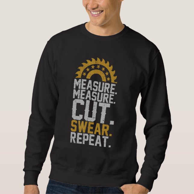 Sweatshirt Papa Mesure Coupe Sweer Handyman Tee - shirts de F (Devant)