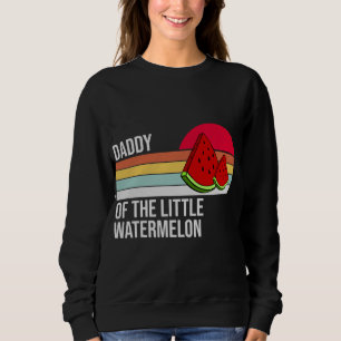 Sweatshirt Papa Of The Little Watermelon - Fruit Family Matc