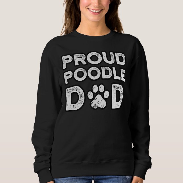 Sweatshirt Papa papa Fier Chien Papa (Devant)