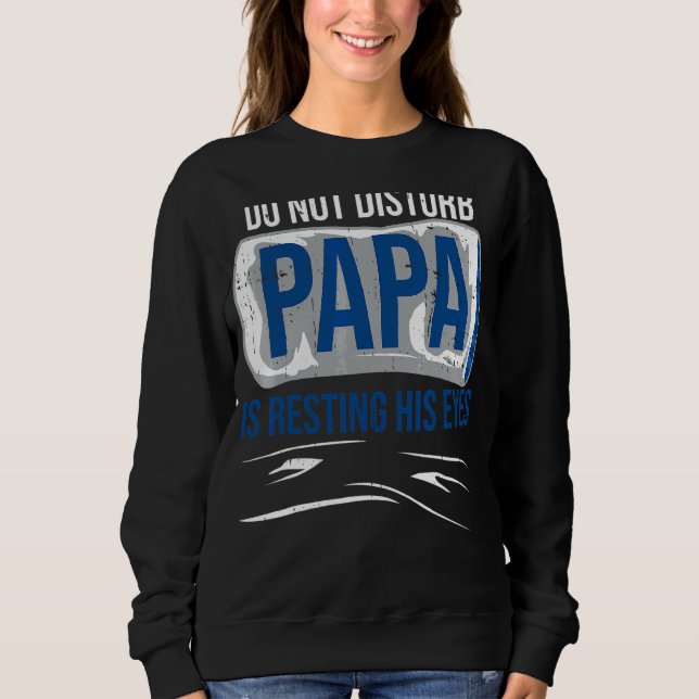Sweatshirt Papa Papa Papa Blague Papa Papa Papa Papa Papa Pèr (Devant)