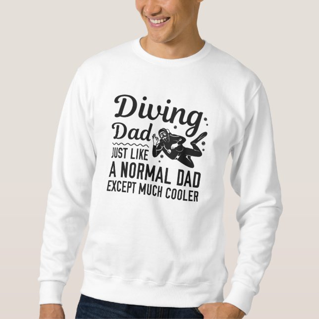 Sweatshirt Papa plongeur (Devant)