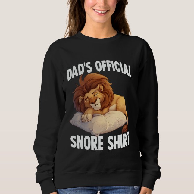 Sweatshirt Papa pyjama ronfleur pyjama confortable comme des  (Devant)