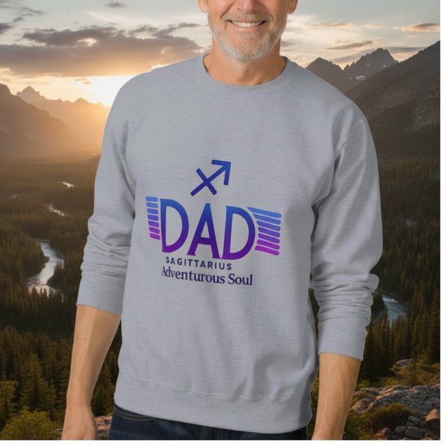 Sweatshirt Papa Sagittaire - drôle (Créateur téléchargé)