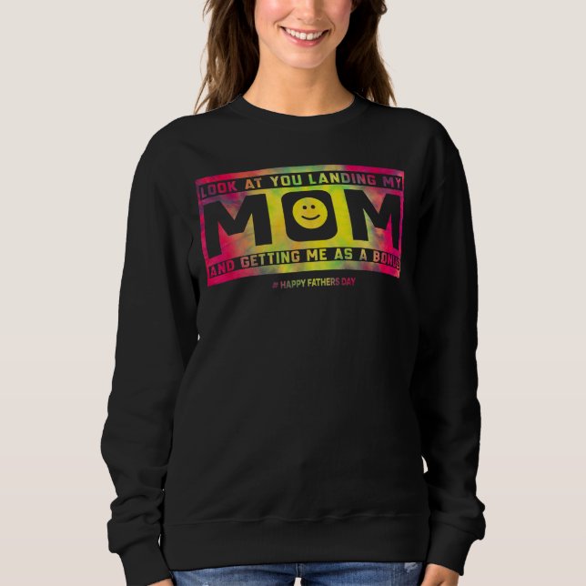 Sweatshirt Papa Te Regarde Atterrir Ma Mère Qui M'Ait Comme U (Devant)