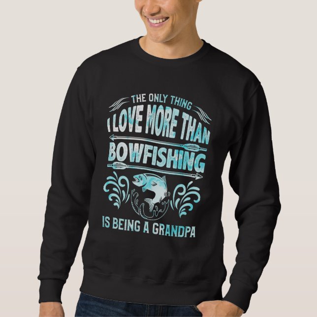 Sweatshirt Papi Homme La seule chose que j'aime plus que la p (Devant)