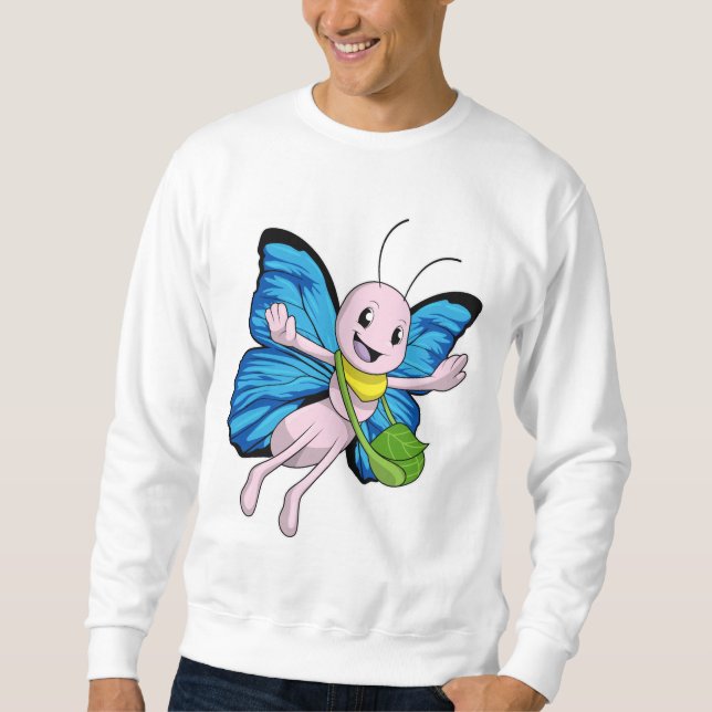 Sweatshirt Papillon avec sac à main (Devant)