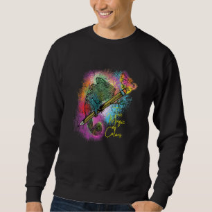 Sweatshirt Papillon Chameleon coloré