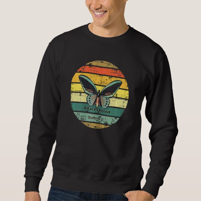 Sweatshirt Papillon coloré (Devant)