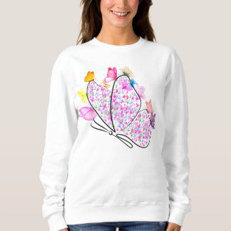 Sweatshirt Papillon coloré