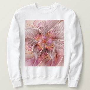Sweatshirt Papillon coloré abstrait art fantastique fractal