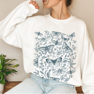 Sweatshirt Papillon de nuit victorien vintage
