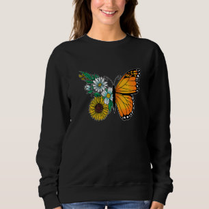 Sweatshirt Papillon floral