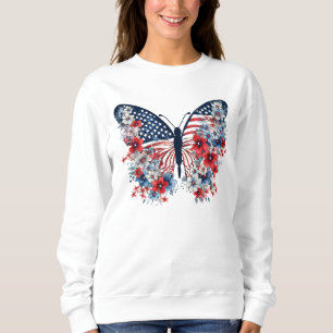 Sweatshirt Papillon floral